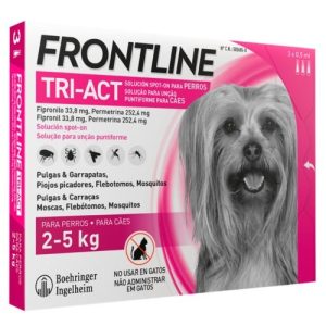 Pipetas frontline tri-act 2-5 kg