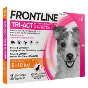 Pipetas frontline tri-act 5-10 kg