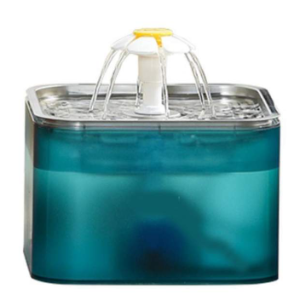 Fuente cuadrada Silver en acero inoxidable