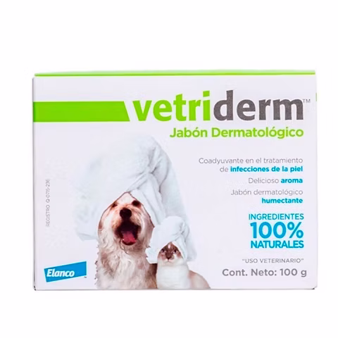 Jabón Dermatológico Vetriderm | Cuidado de la piel para perros y gatos