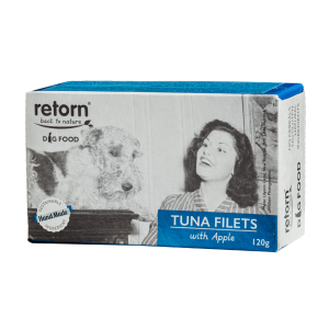 Retorn Lata Filetes de Atún con Manzana para perros