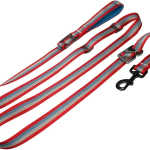 KURGO Walk About No Pull Leash Char/Chili 25MM
