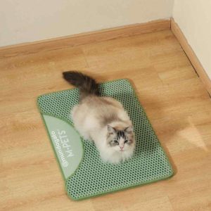 Alfombra para arena de gatos grande 45×65 cm