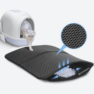 Alfombra para gatos de doble capa