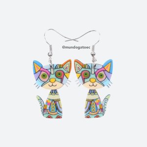 Aretes Vintage celestes