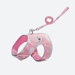 Arnés chaleco rosado animado – Talla S