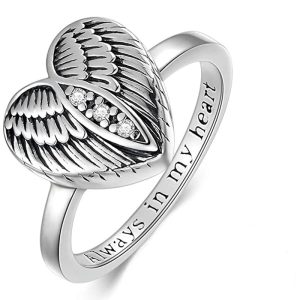 Anillo Corazón Urna para Cenizas