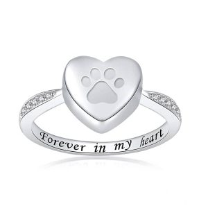 Anillo Urna para Cenizas Mascotas