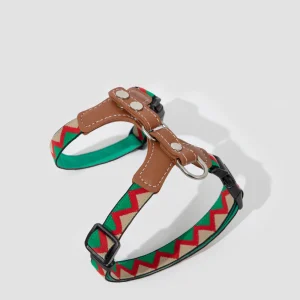 Arnés ajustable en la espalda de cuero para gatos – Serie Bobo