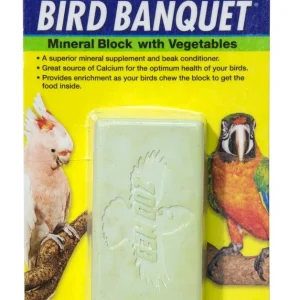 ZOOMED BIRD BANQUET BLOCK – VEGETABLE LG