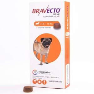 BRAVECTO ANTIPARASITARIO PERRO 4,5 A 10 KILOS