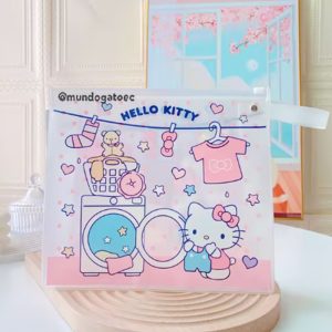 Carpeta de Hello Kitty con Zipper