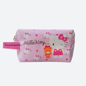 Cartuchera rosa grande de Hello Kitty