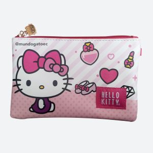 Cartuchera escolar rosa de Hello Kitty