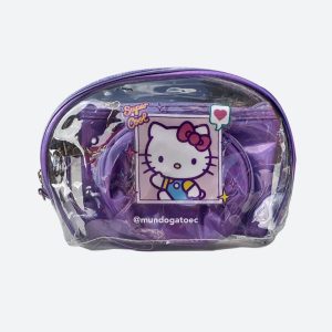 Cartuchera transparente de Hello Kitty