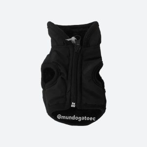 Chaleco negro para mascotas – Talla S