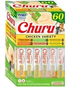 Churu Gato Variedad Pollo 60 unidades 840 gr