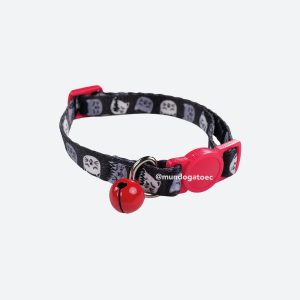 Collar con patrón de gatitos