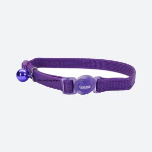 Collar morado para gatos