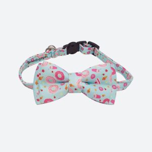 Collar de donas con lacito de algodón