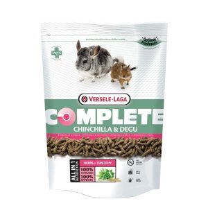 COMPLETE PIENSO PARA CHINCHILLAS Y DEGÚS 500 GR