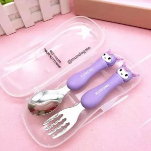 Set de cubiertos de Kuromi