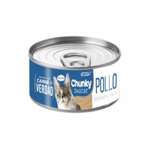 Chunky – Alimento Húmedo Gato Delicat Lata – Pollo