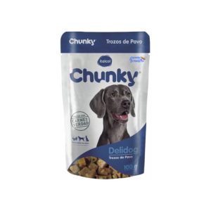 Chunky – Alimento Húmedo Perro Delidog – Trozos de Pavo