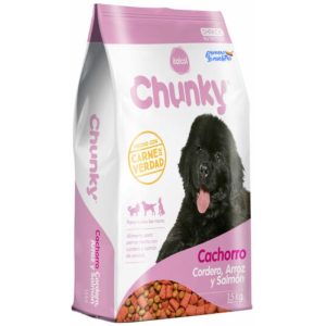 Chunky – Alimento Seco Perro Cachorro – Cordero, Arroz y Salmón