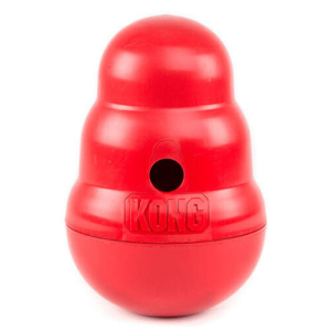 Kong Wobbler: juguete dispensador de premios para perros