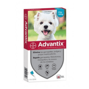 Pipetas advantix  4-10 kg