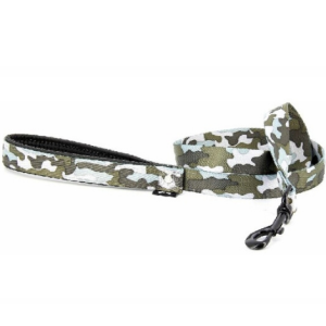 Correa de Nylon para perro – Camuflaje Gris