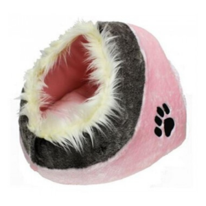 Cueva para gato Minou – Rosa/Gris