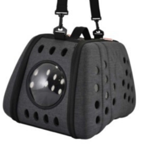 Bolso con ventana para gato – Gris