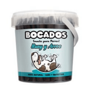 Palitos Tiernos Bocados para perro – Buey y Arroz