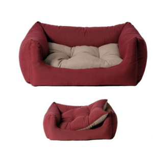 Cuna para perro Confort – Granate Beige