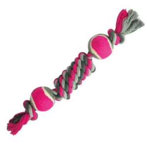 Cuerda de algodon con 2 pelotas