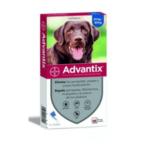 Pipetas advantix mas de 25 kg