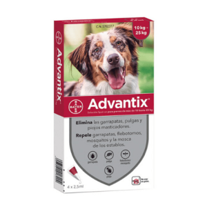 Pipetas Advantix 10-25 kg