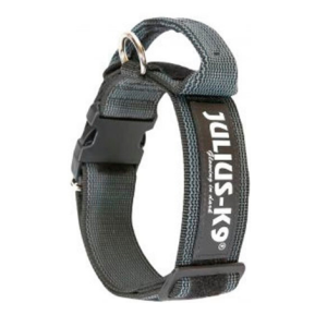 Collar con asa para perro Julius K-9 – Color & Gray Negro