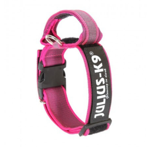 Collar con asa para perro Julius K-9 – Color & Gray Rosa