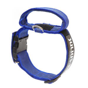 Collar con asa para perro Julius K-9 – Color & Gray Azul