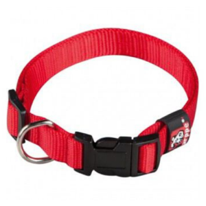 Collar de Nylon para perro Arppe Basic – Rojo