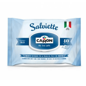 Toallitas humedas de talco.