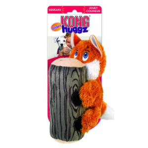 Peluche para Perro Kong Huggz Hiderz Fox pequeño