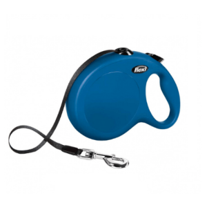 Flexi New CLASSIC, Cinta enrollable, L, 8 m hasta 50 kg azul
