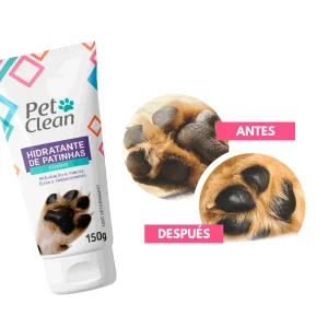 Hidratante humectante de patas para perros Pet Clean 150g