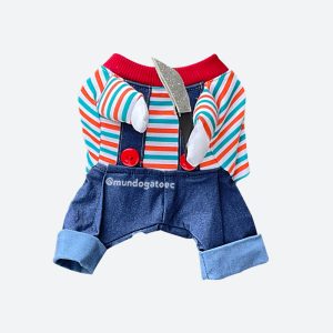 Disfraz de Chucky para mascotas – Talla L