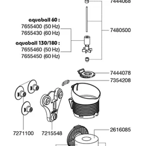 EHEIM soporte de fijación para aquaball, biopower