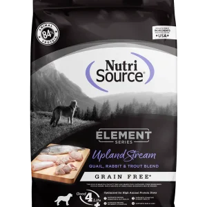 Nutrisource Element Upland Stream Grain Free 4 lbs – Concentrado Sin Granos para Perros Adultos